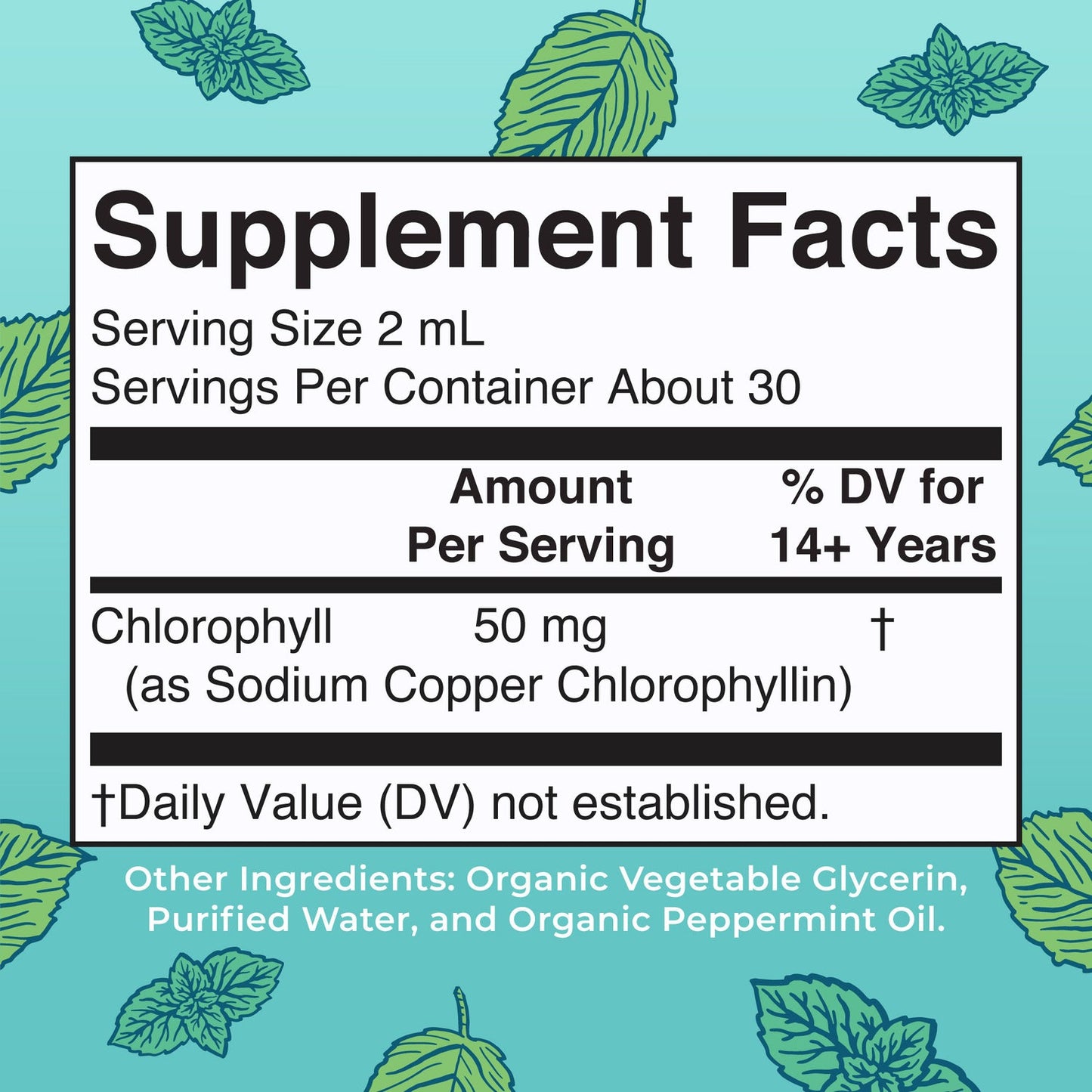 Peppermint Mulberry Chlorophyll Glow Drops