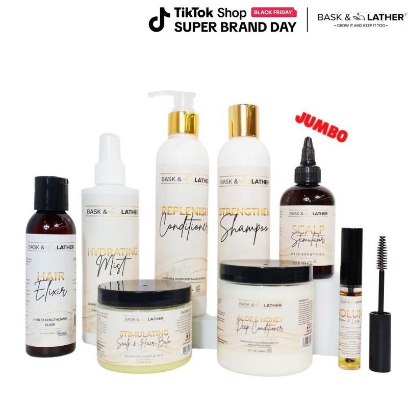 Bask & Lather Ultimate Healthy Hair Care Bundle