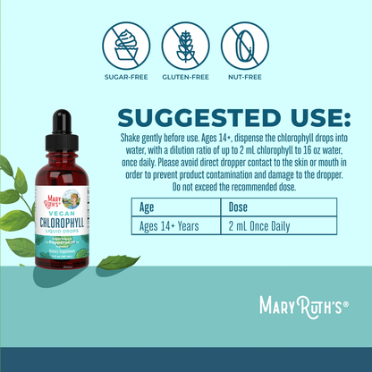 Peppermint Mulberry Chlorophyll Glow Drops
