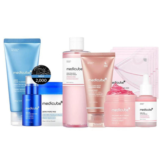Medicube Affordable Glass Glow Skincare Set (8 Pcs)