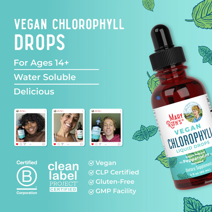 Peppermint Mulberry Chlorophyll Glow Drops