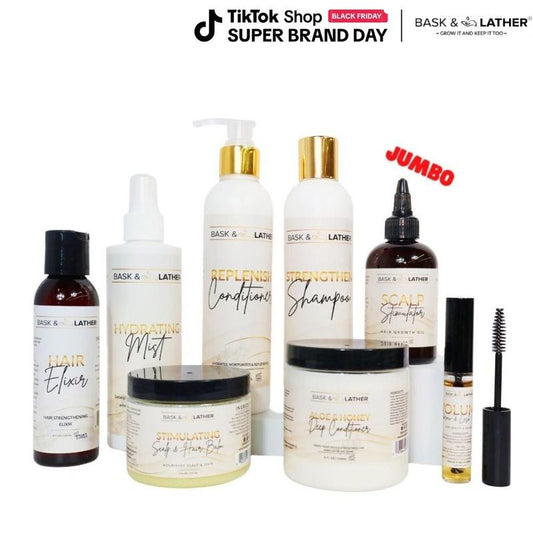 Bask & Lather Ultimate Healthy Hair Care Bundle
